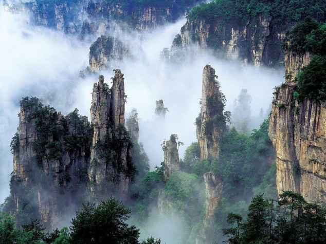 Las montañas Tianzi - Una impresionante maravilla de la naturaleza